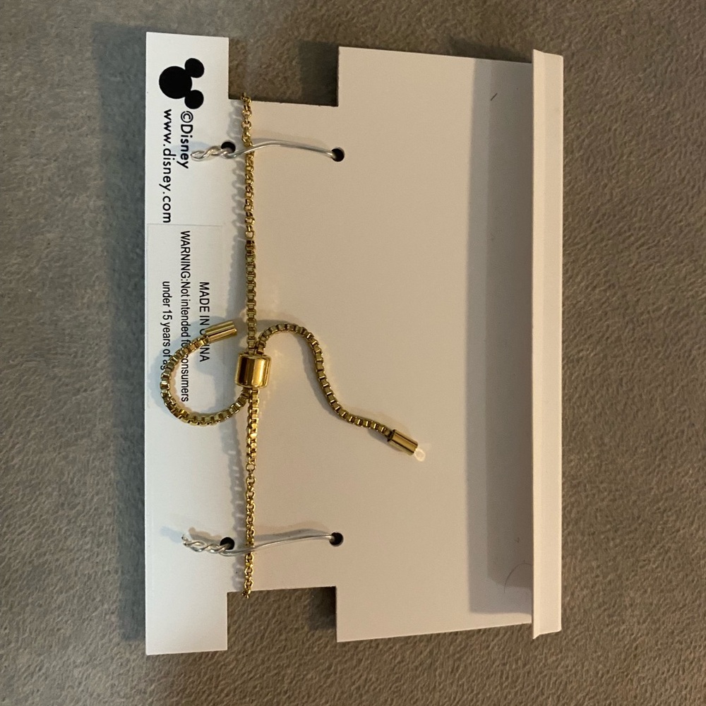 Disney Bracelet with Minnie Mouse Charm - Picture 2 of 2